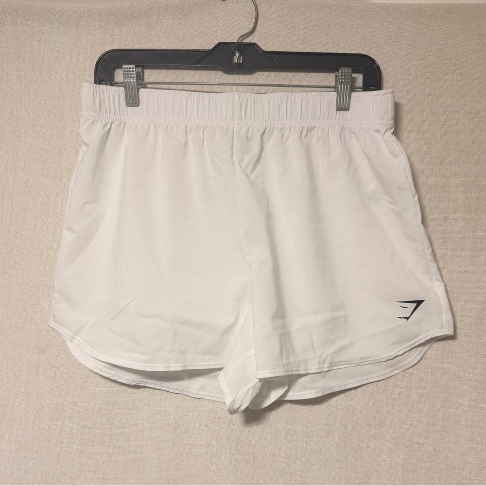 Gymshark White Athletic Shorts